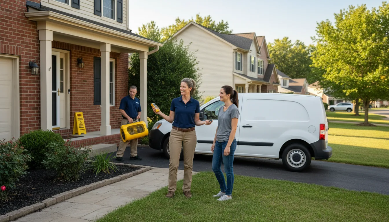 Residential water damage restoration in Fowler, CO